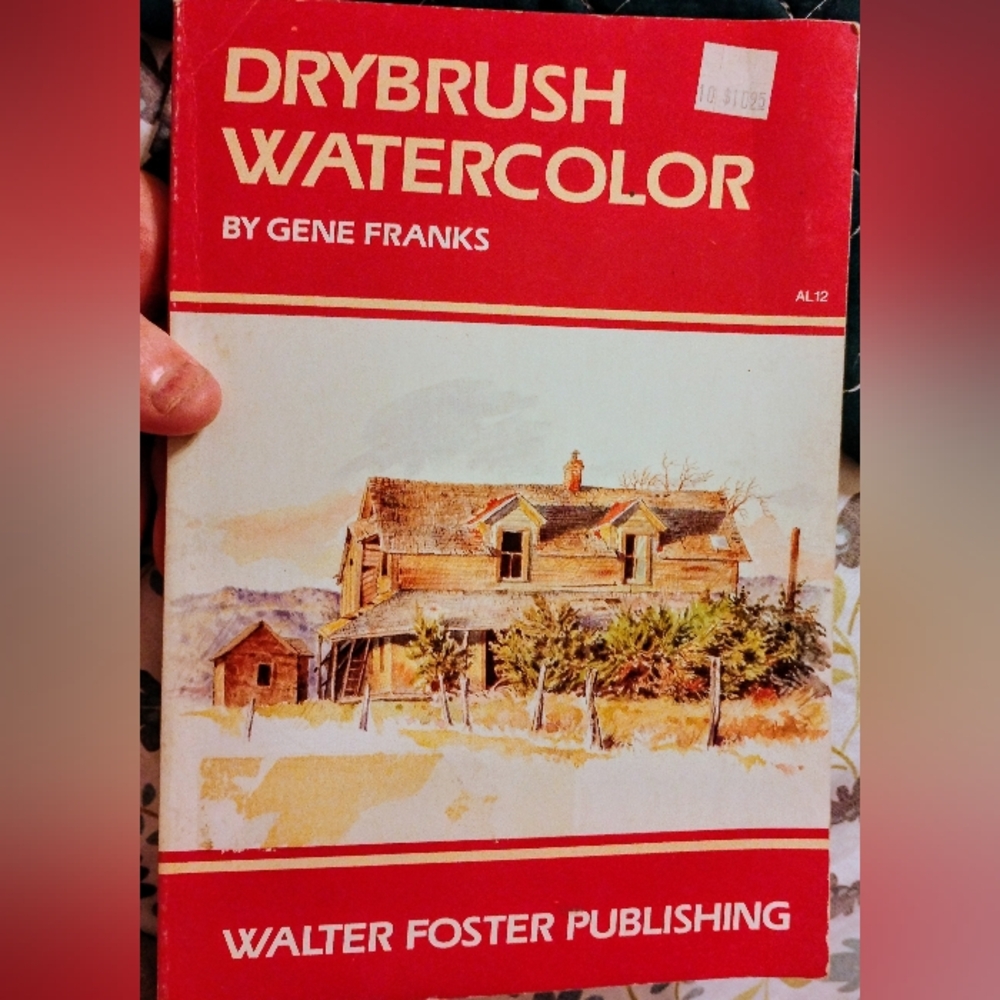 Vintage Walter Foster Drybrush Watercolor Art Book
